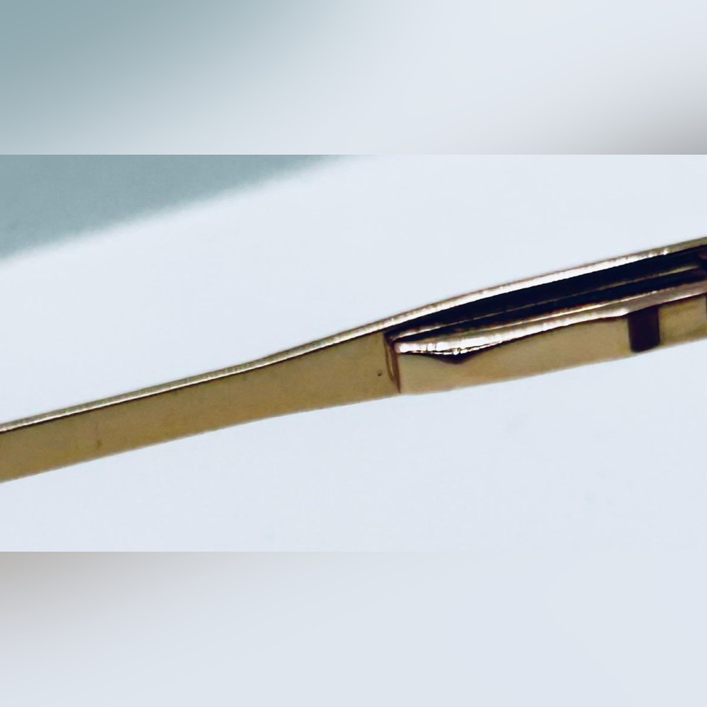 Vintage MM 5022 Gold Pilot Sunglasses Frames Only - Picture 8 of 8